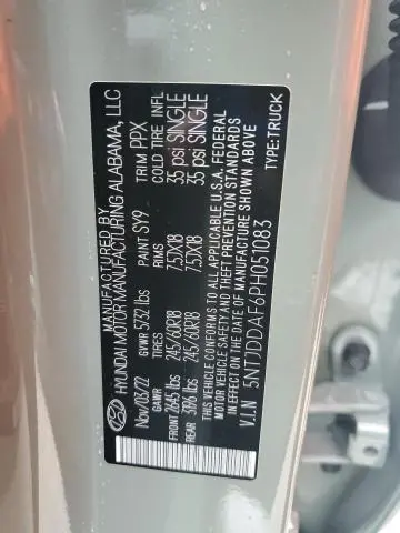 2023 HYUNDAI SANTA CRUZ SEL PREMIUM  