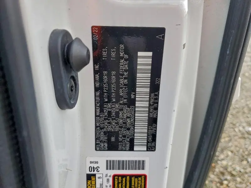 2022 TOYOTA SIENNA XSE  