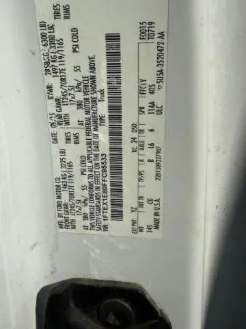 2015 FORD F150 SUPER CAB  