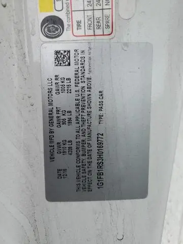 2017 CHEVROLET CAMARO LT  