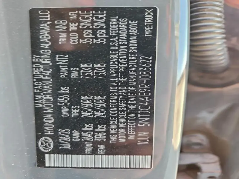 2024 HYUNDAI SANTA CRUZ SEL  