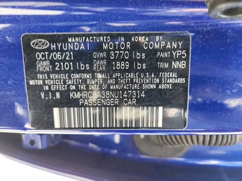 2022 HYUNDAI VENUE SEL  