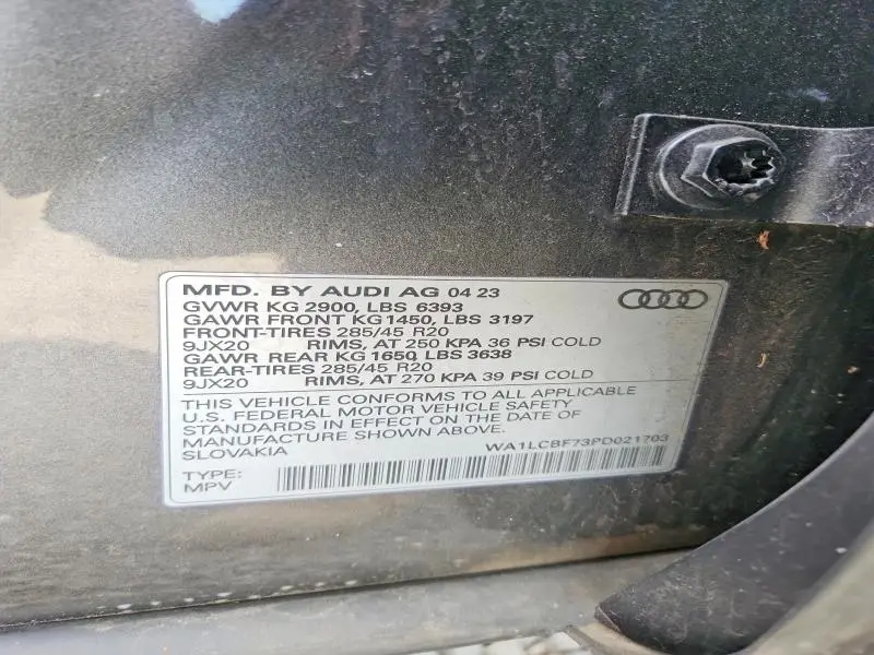 2023 AUDI Q7 PREMIUM PLUS  