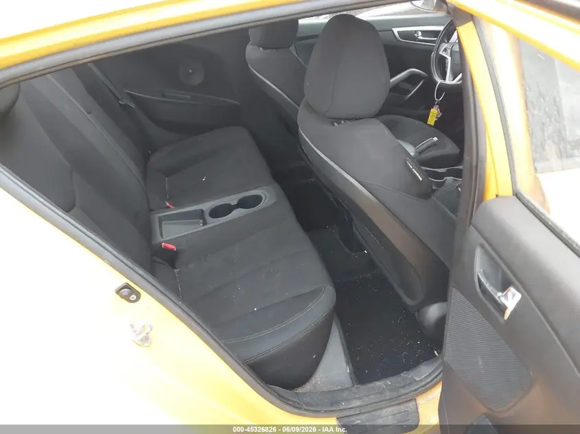 2012 HYUNDAI VELOSTER BASE W/BLACK