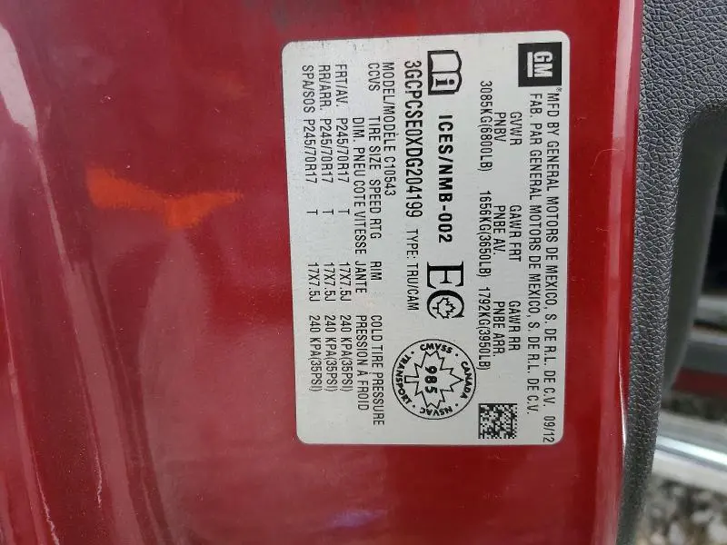 2013 CHEVROLET SILVERADO C1500 LT  