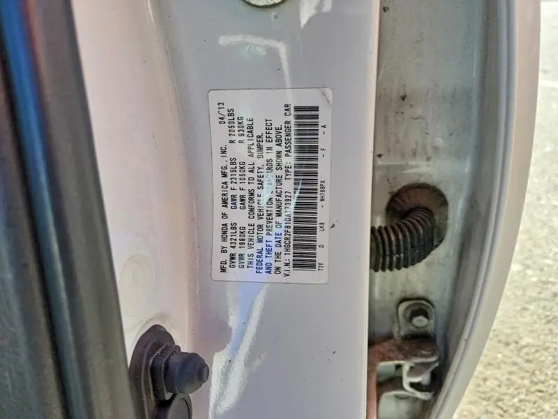 2013 HONDA ACCORD EXL  
