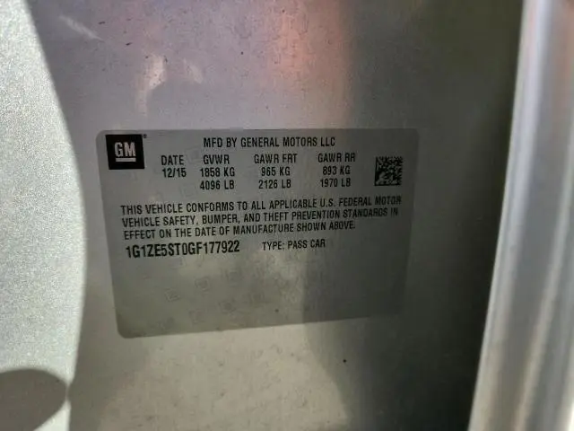 2016 CHEVROLET MALIBU LT  