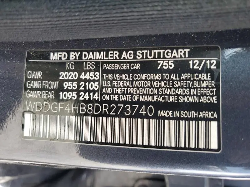 2013 MERCEDES-BENZ C 250  