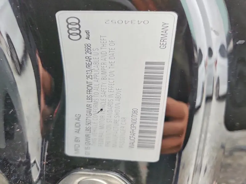 2015 AUDI A5 PREMIUM  