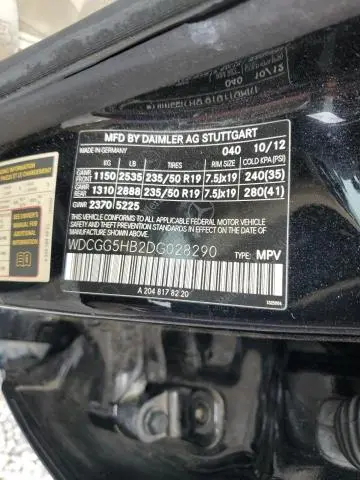 2013 MERCEDES-BENZ GLK 350  