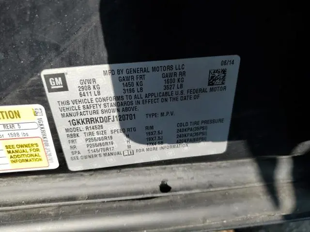 2015 GMC ACADIA SLT-1  