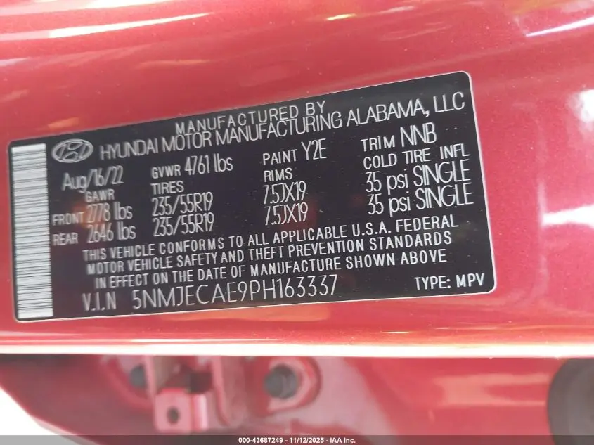 2023 HYUNDAI TUCSON LIMITED