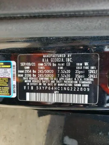 2022 KIA TELLURIDE S  