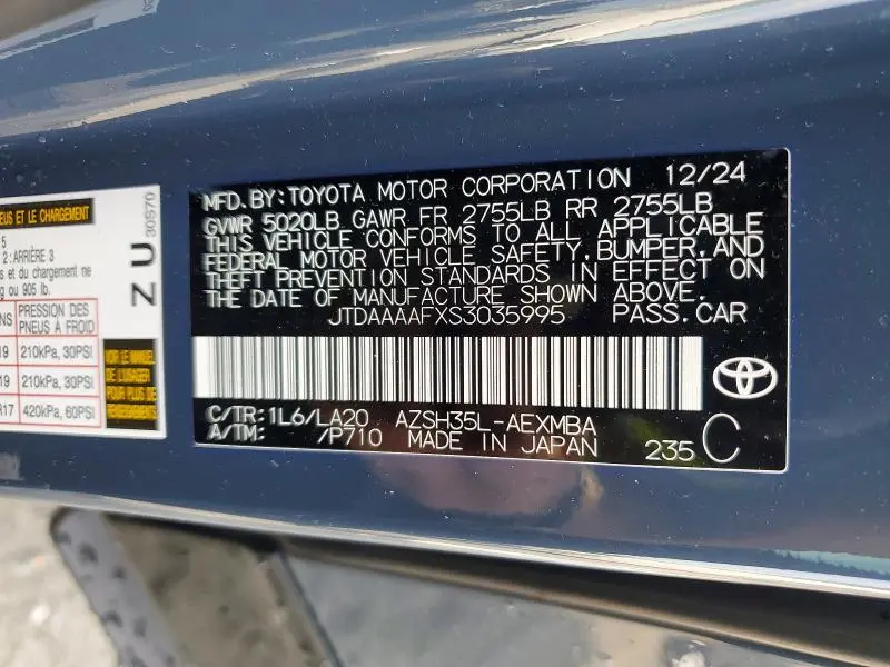 2025 TOYOTA CROWN XLE  