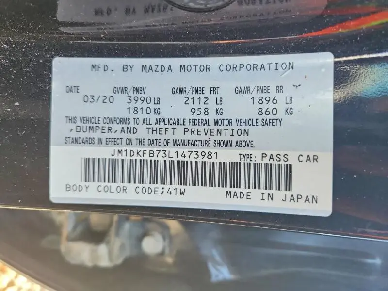 2020 MAZDA CX-3 SPORT  