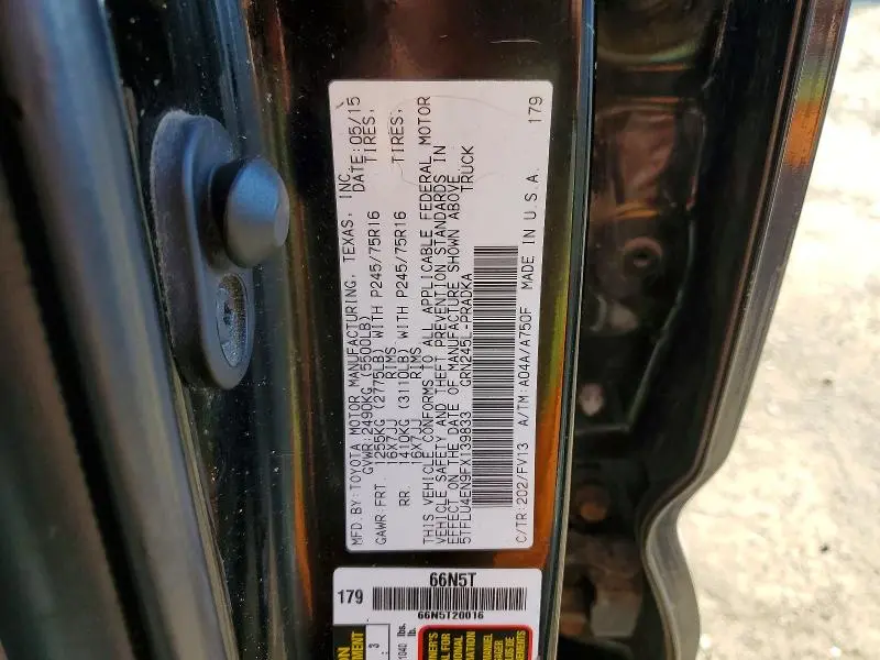 2015 TOYOTA TACOMA V6  