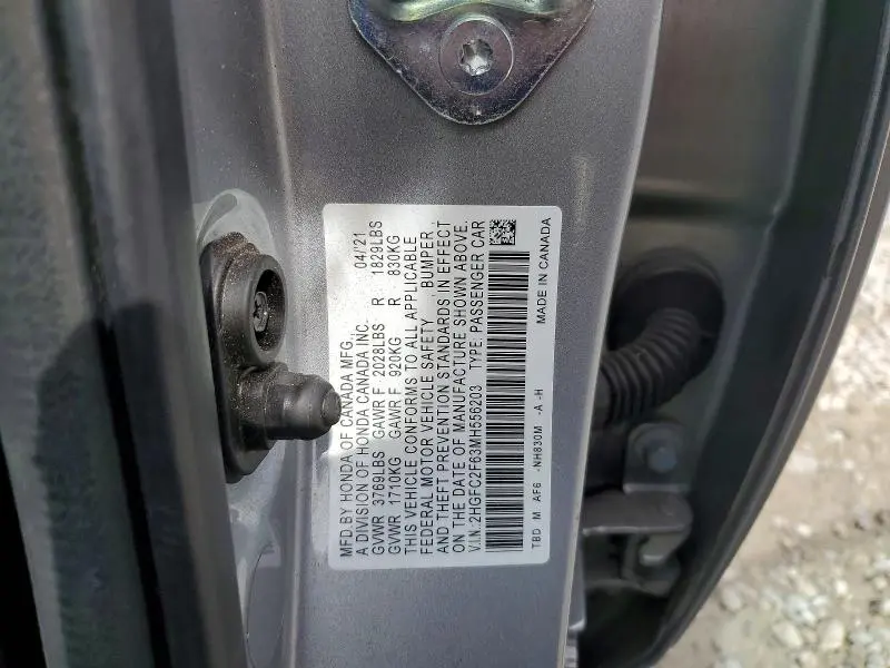 2021 HONDA CIVIC LX  