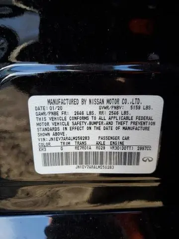 2020 INFINITI Q50 PURE  