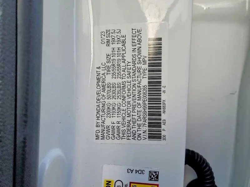 2023 HONDA CR-V SPORT TOURING  