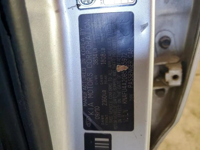 2011 KIA FORTE EX  