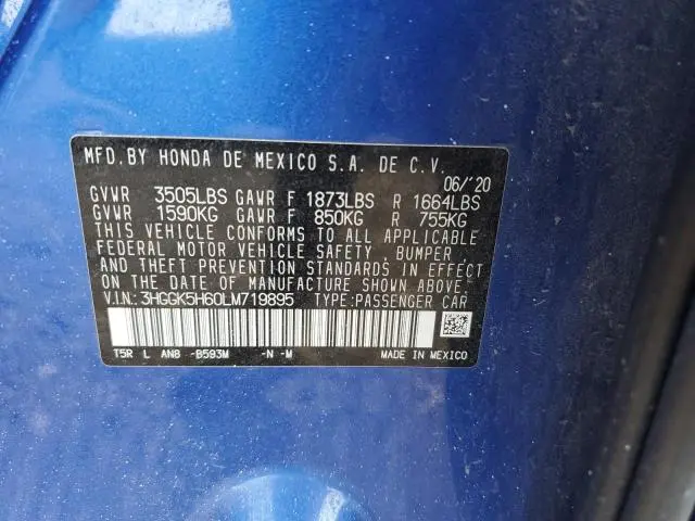 2020 HONDA FIT SPORT
