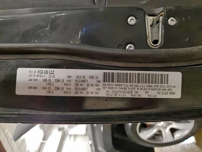 2017 JEEP PATRIOT LATITUDE  