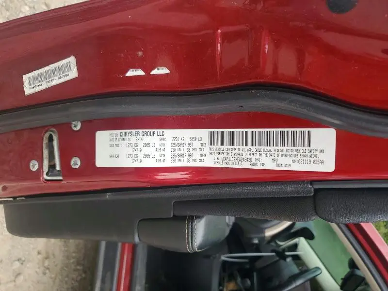 2014 JEEP CHEROKEE LATITUDE  
