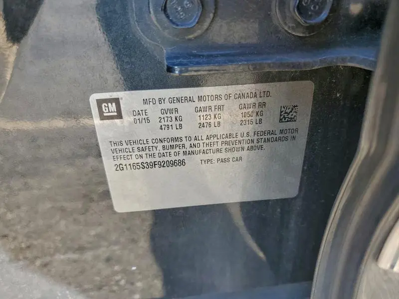 2015 CHEVROLET IMPALA LTZ  