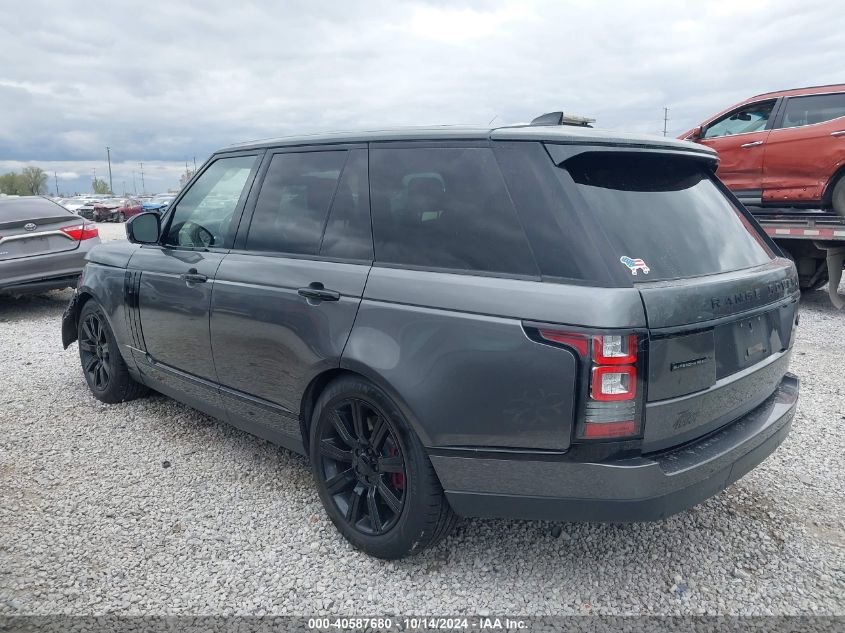 2017 LAND ROVER RANGE ROVER 5.0L V8 SUPERCHARGED