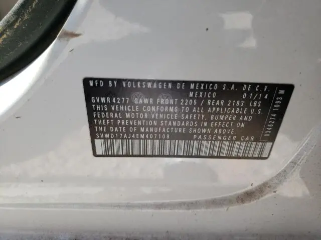 2014 VOLKSWAGEN JETTA SE  
