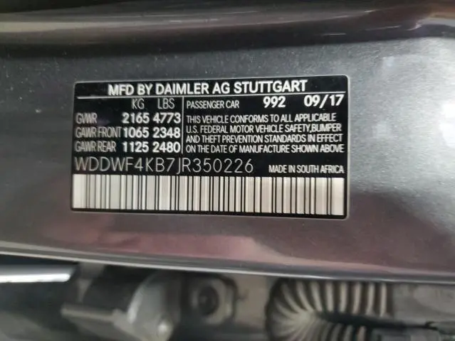2018 MERCEDES-BENZ C 300 4MATIC  