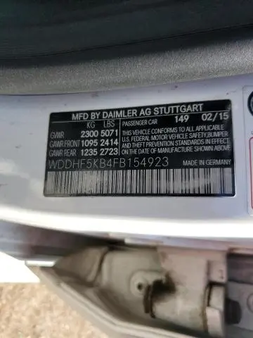 2015 MERCEDES-BENZ E 350  