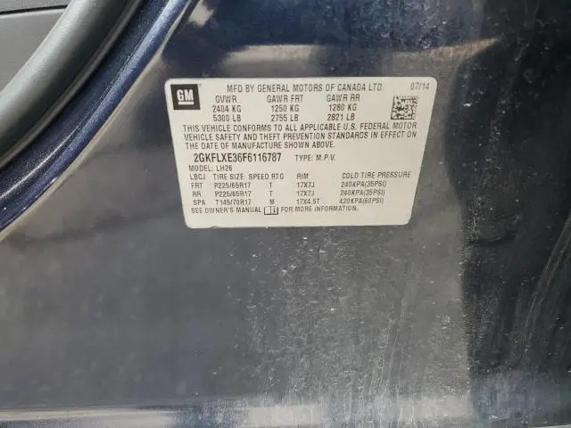 2015 GMC TERRAIN SLT  