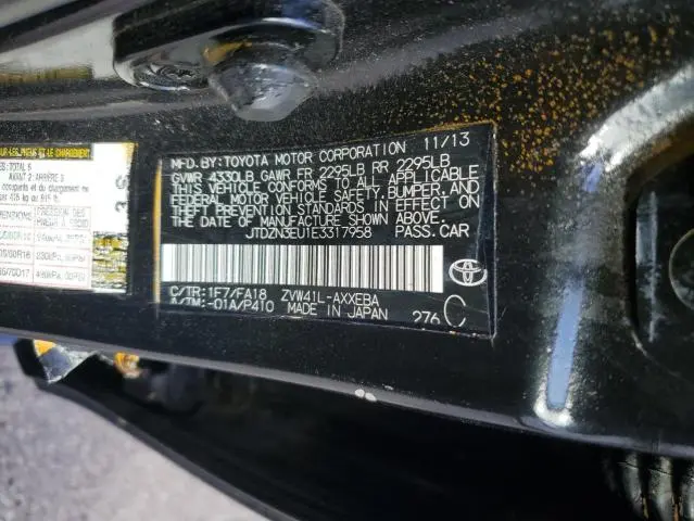 2014 TOYOTA PRIUS V   
