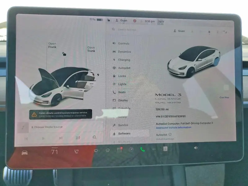 2021 TESLA MODEL 3   