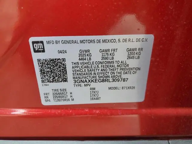 2024 CHEVROLET EQUINOX LT  