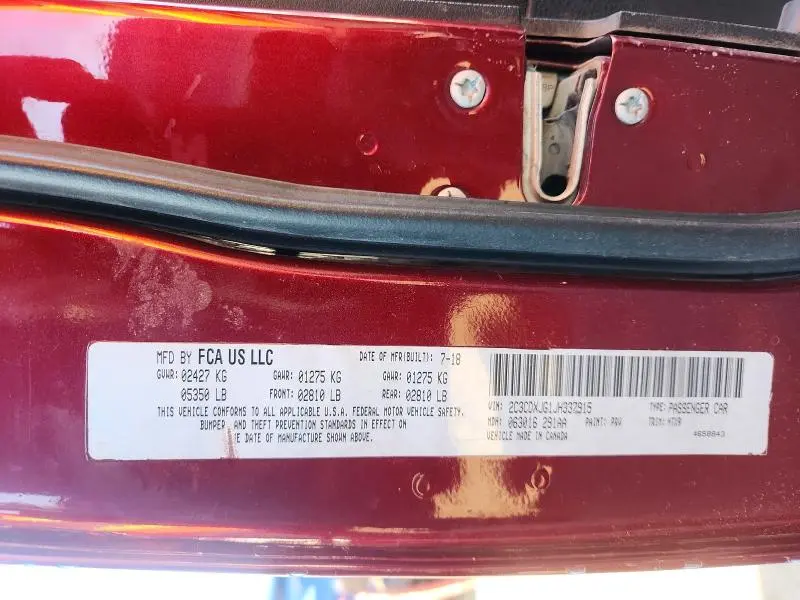 2018 DODGE CHARGER GT  