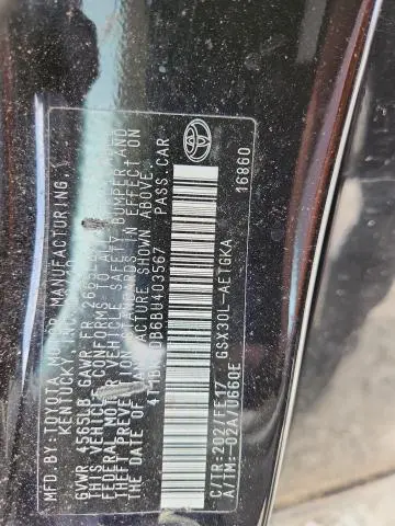 2011 TOYOTA AVALON BASE  