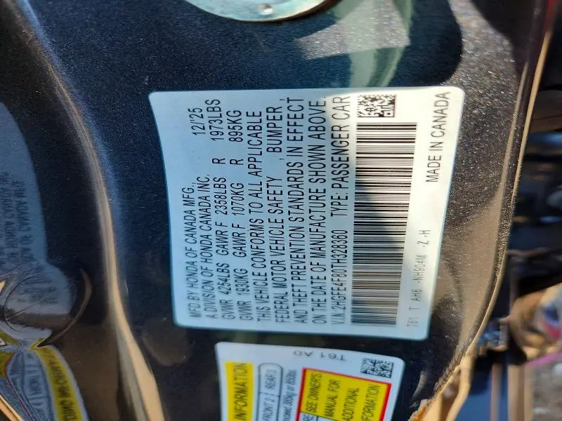 2026 HONDA CIVIC SPORT  