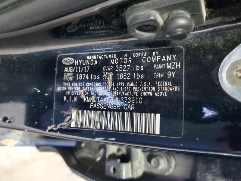 2017 HYUNDAI ACCENT VALUE EDITION  