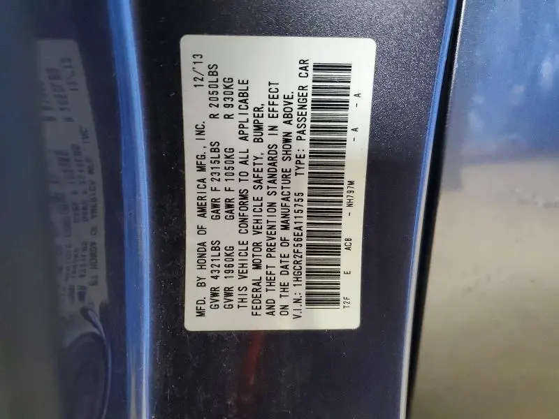2014 HONDA ACCORD SPORT  