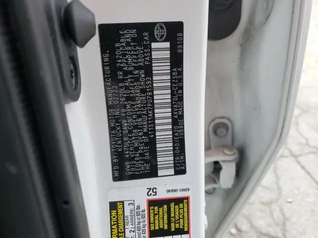 2023 TOYOTA CAMRY SE NIGHT SHADE  