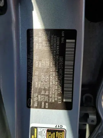 2010 HYUNDAI SANTA FE GLS  