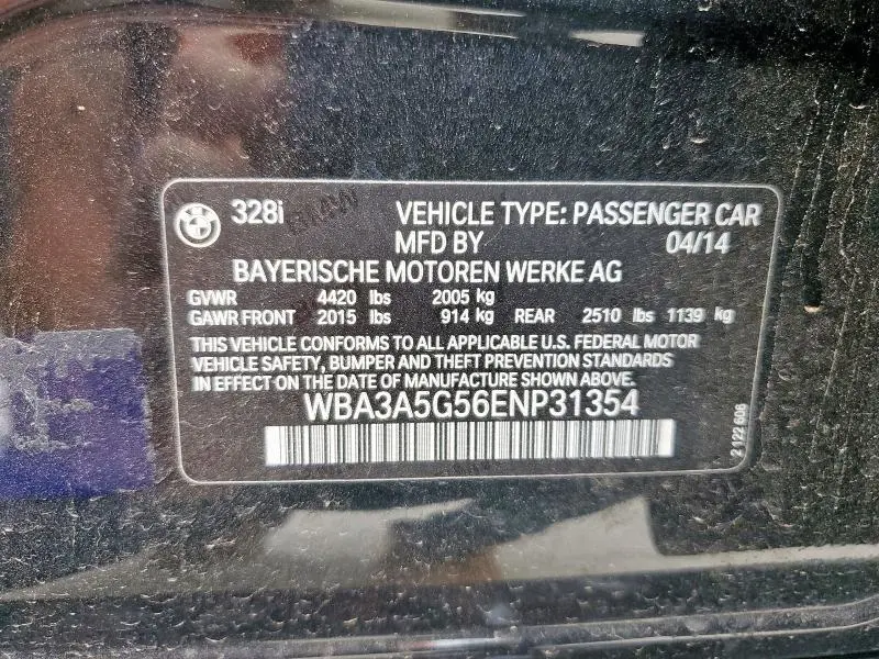 2014 BMW 328 I
