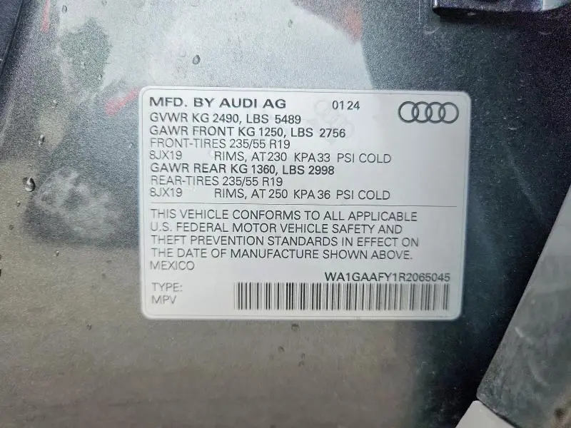 2024 AUDI Q5 PREMIUM 45  