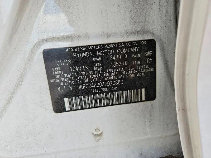 2018 HYUNDAI ACCENT SE  