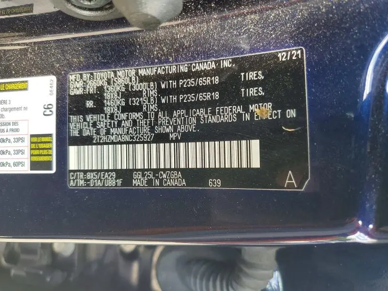 2022 LEXUS RX 350  