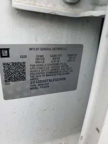 2020 CHEVROLET MALIBU LT  