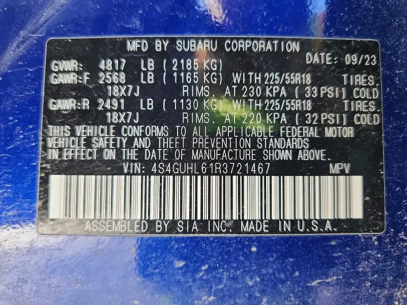 2024 SUBARU CROSSTREK LIMITED  