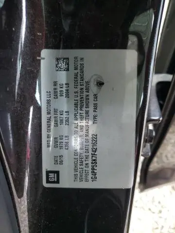 2015 BUICK VERANO   